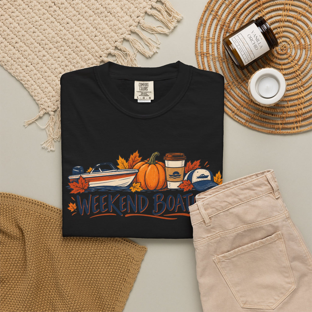 Fall Weekend Boating T-shirt