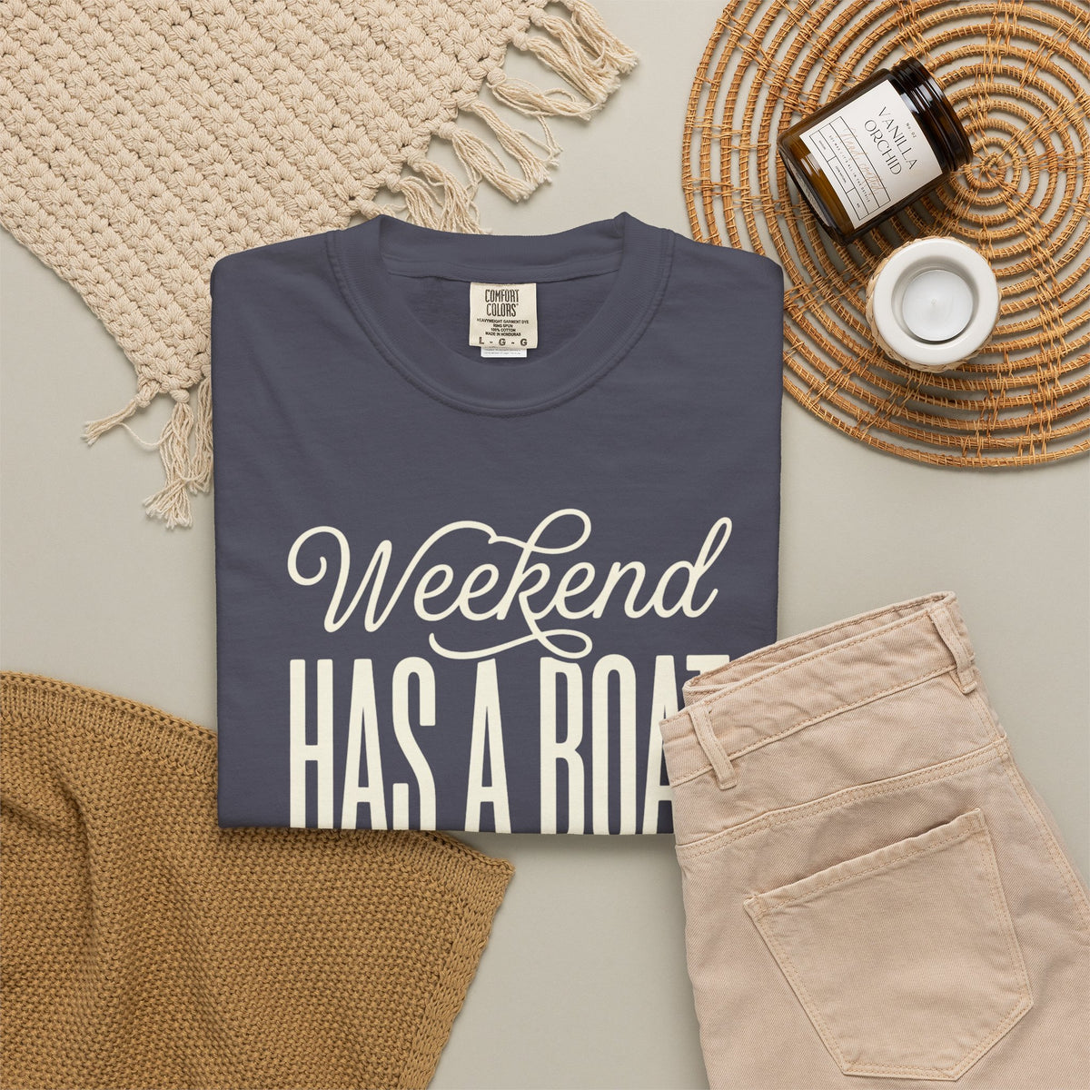 Weekend Has A Boat T-shirt