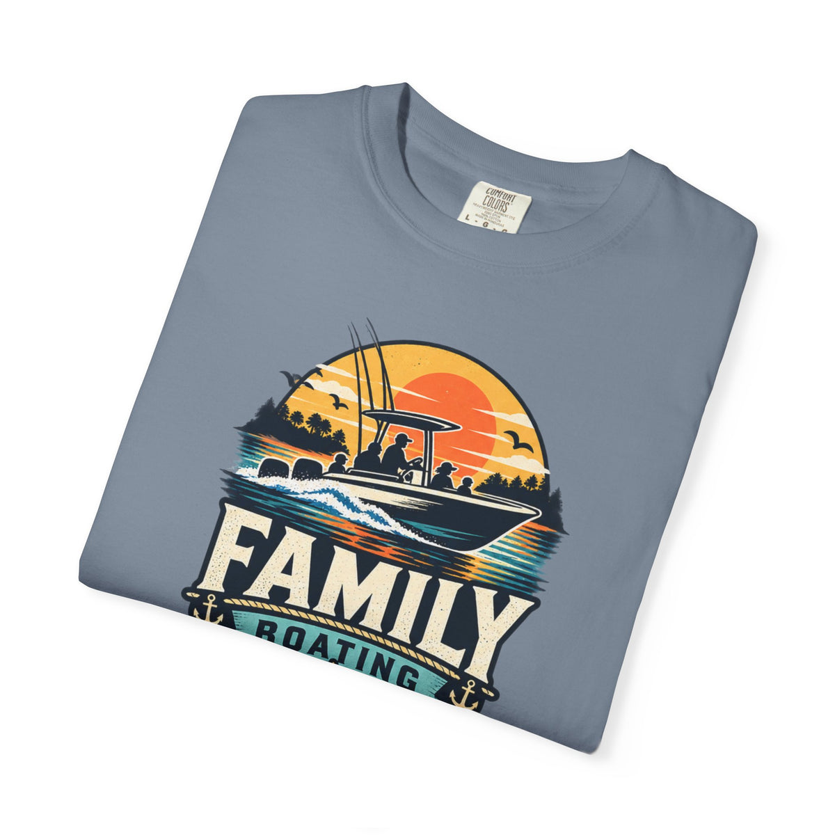 Family Boating Badge T-shirt
