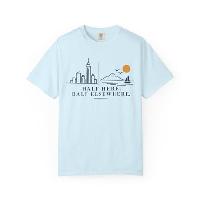 Half Here Half Elsewhere T-shirt