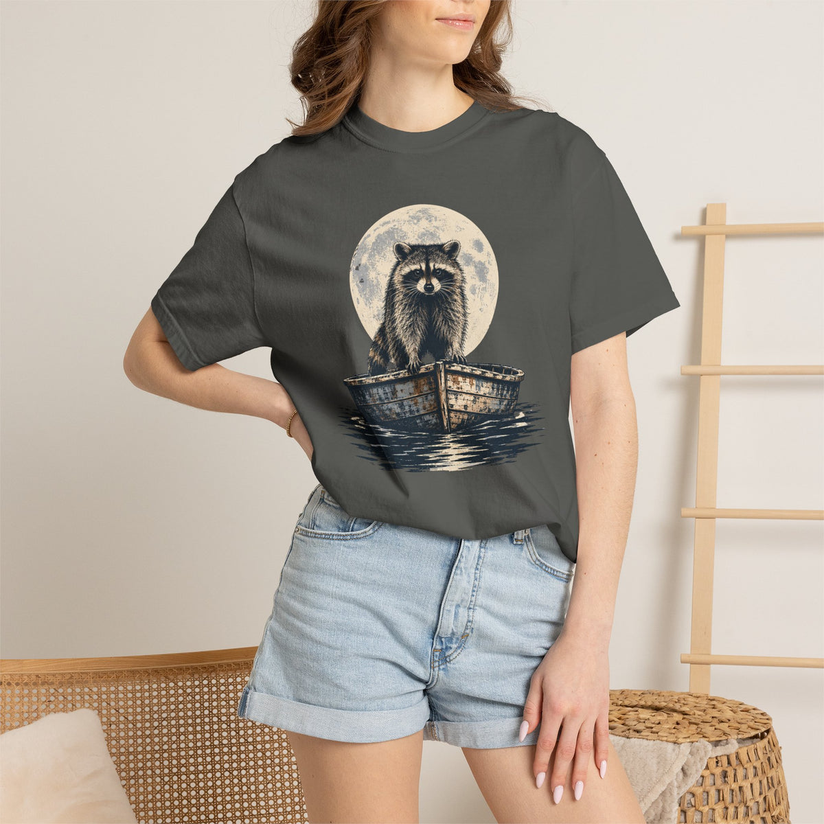 Boating Racoon T-shirt