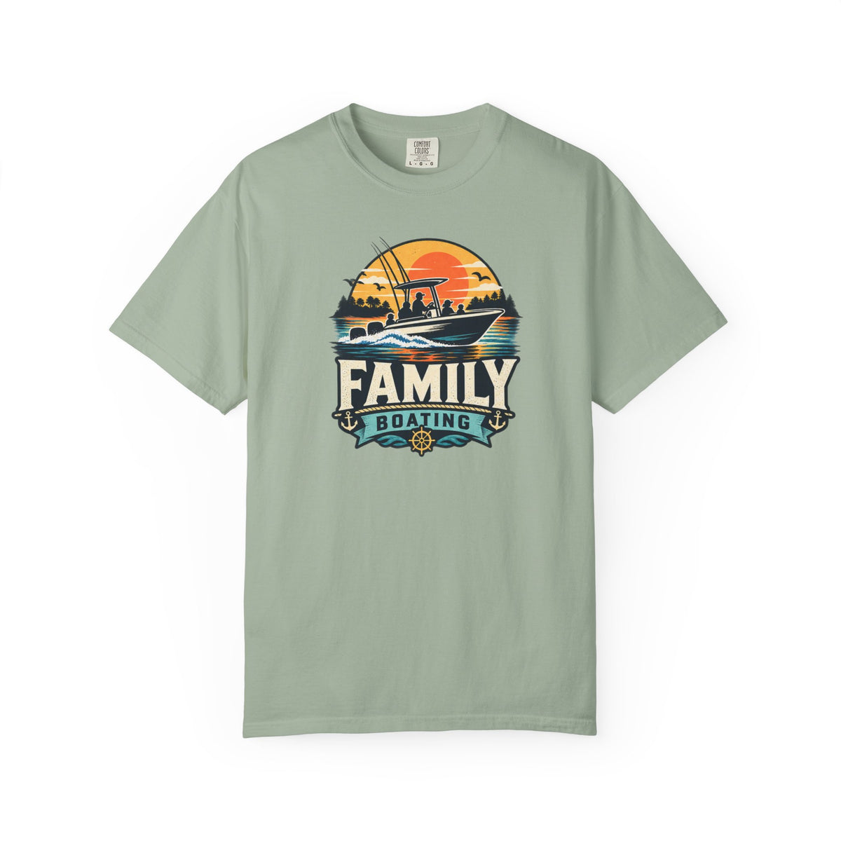 Family Boating Badge T-shirt