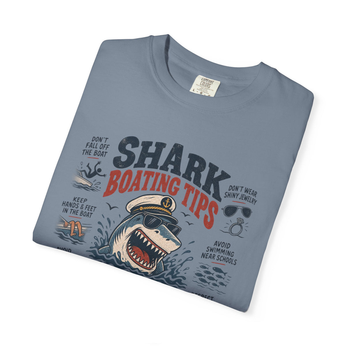 Shark Boating Tips T-shirt