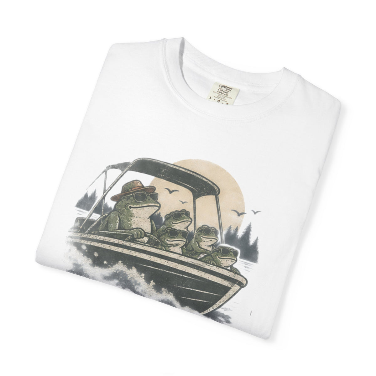 Frog Family Boating T-shirt