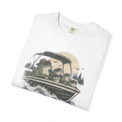 Frog Family Boating T-shirt