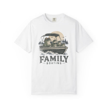 Frog Family Boating T-shirt