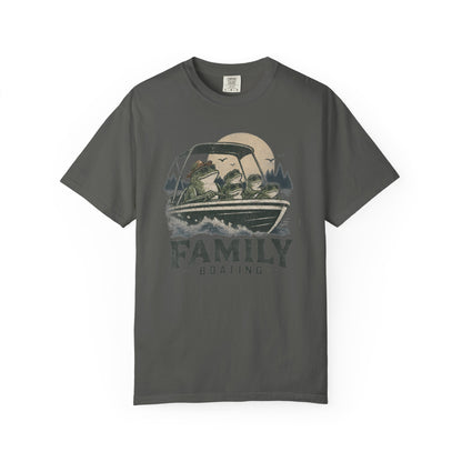 Frog Family Boating T-shirt