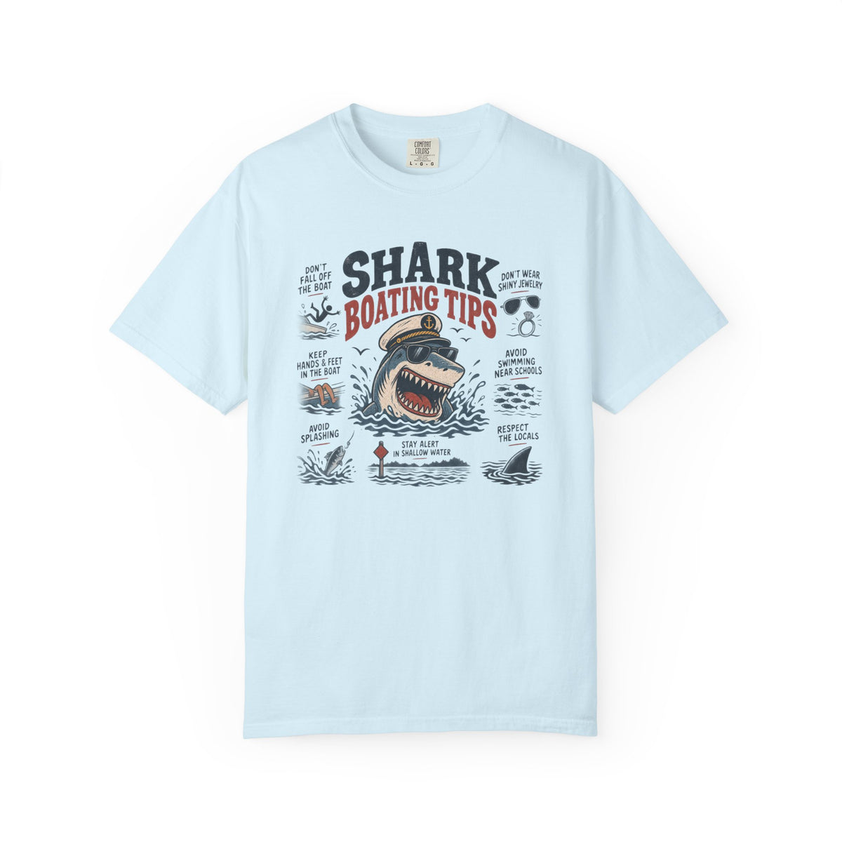 Shark Boating Tips T-shirt