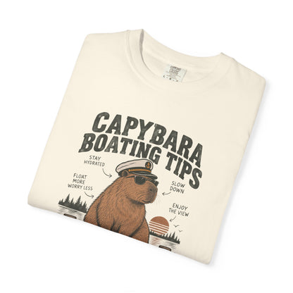 Capybara Boating Tips T-shirt