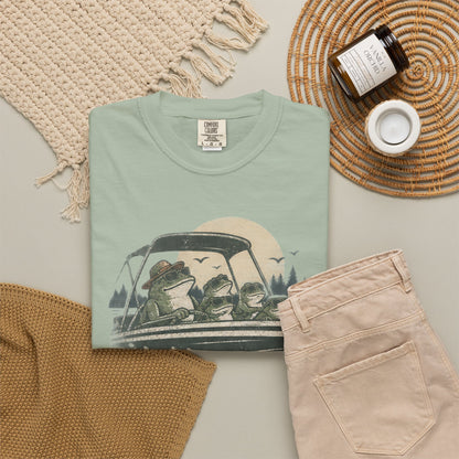 Frog Family Boating T-shirt