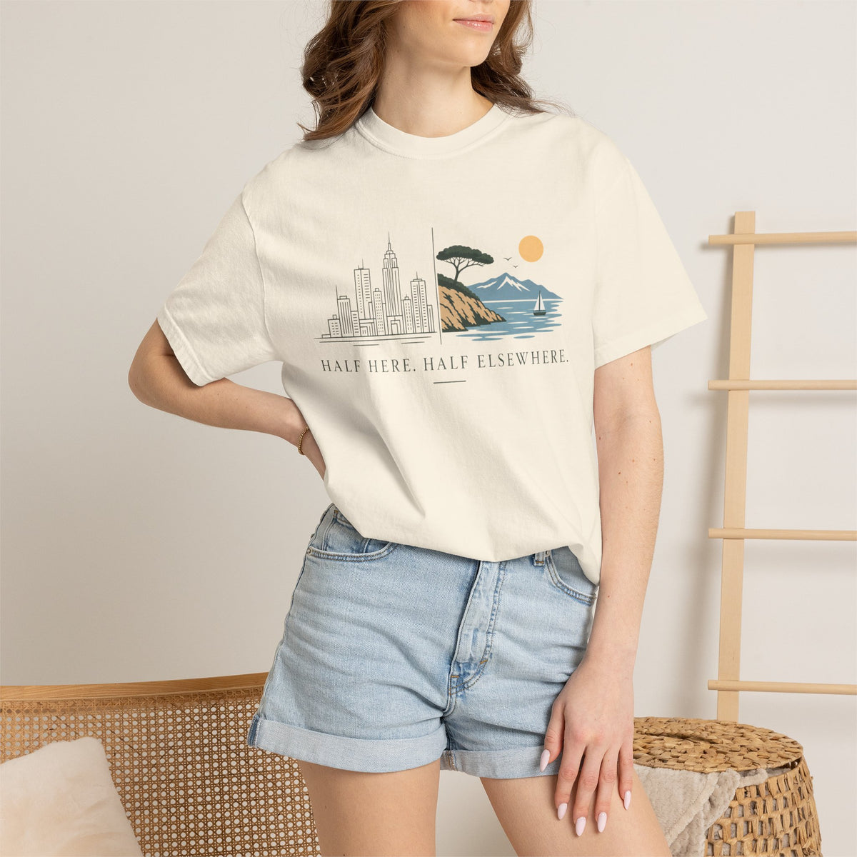 Half Here T-shirt