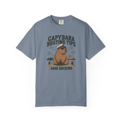 Capybara Boating Tips T-shirt