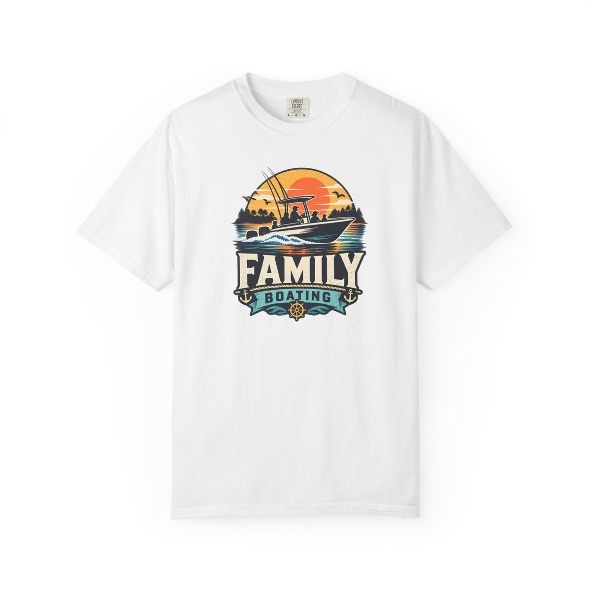 Family Boating Badge T-shirt