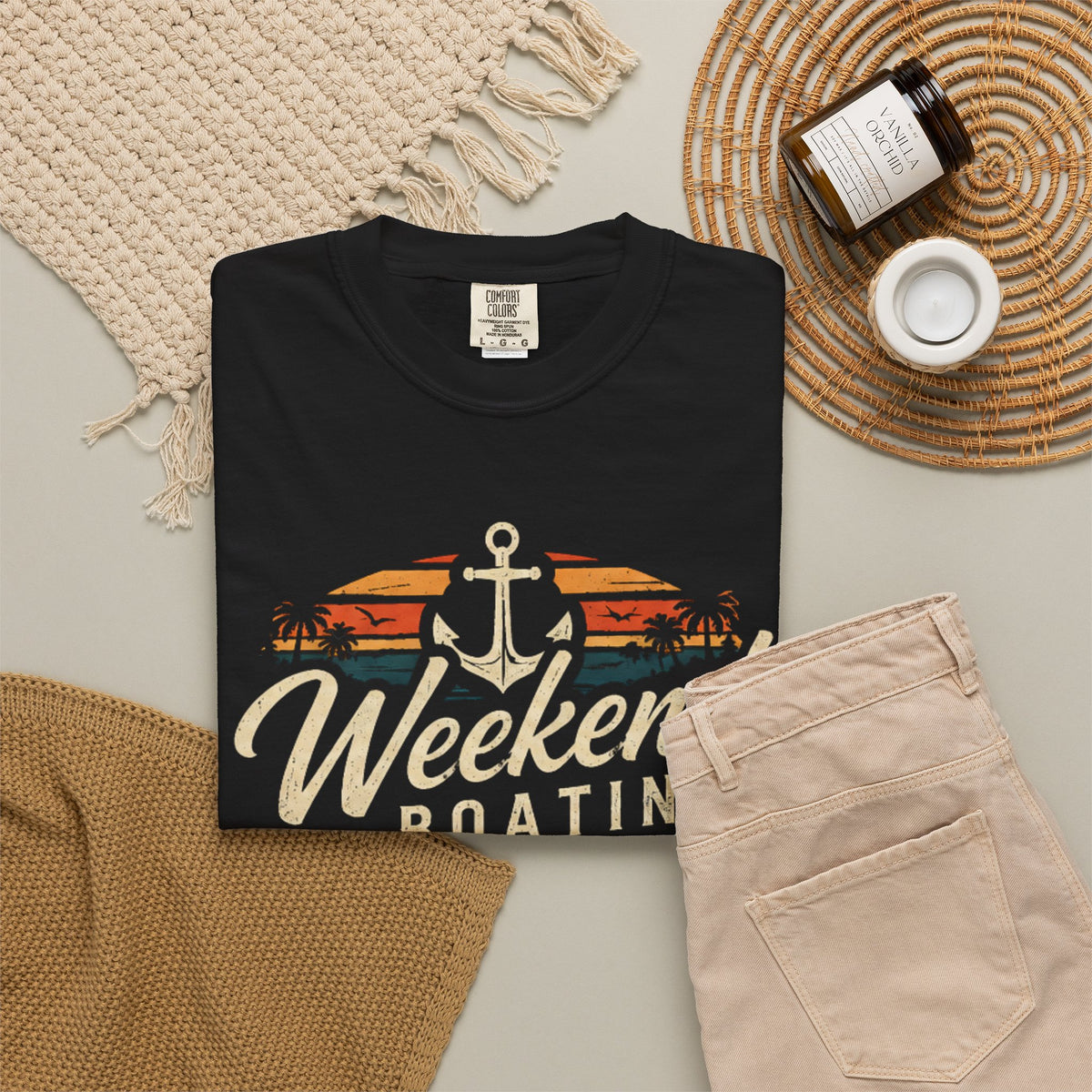 Retro Sunset Weekend T-shirt