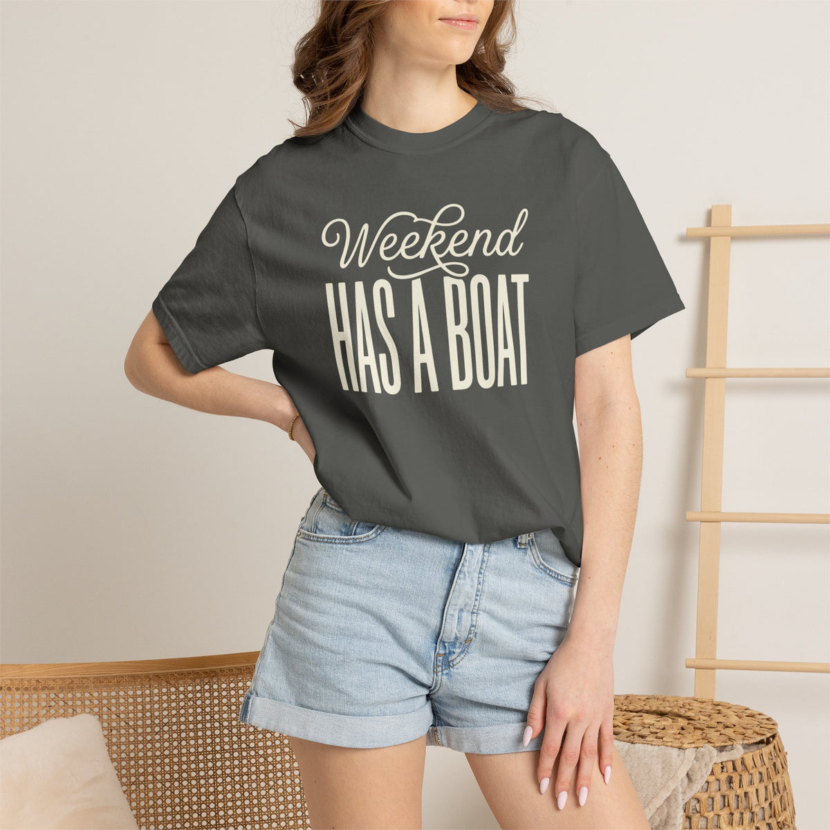 Weekend Has A Boat T-shirt