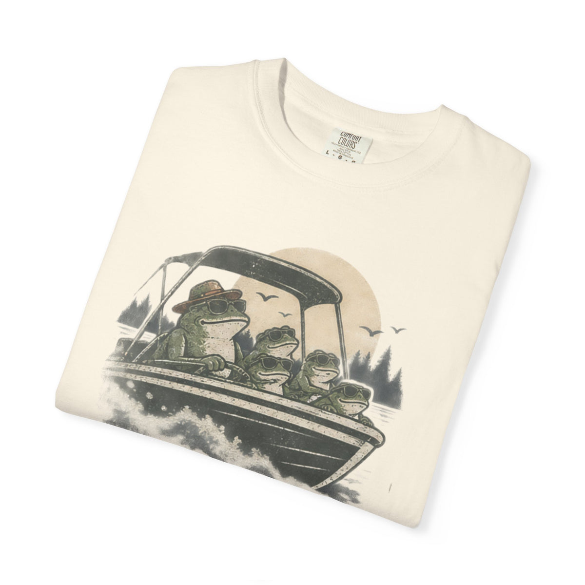 Frog Family Boating T-shirt