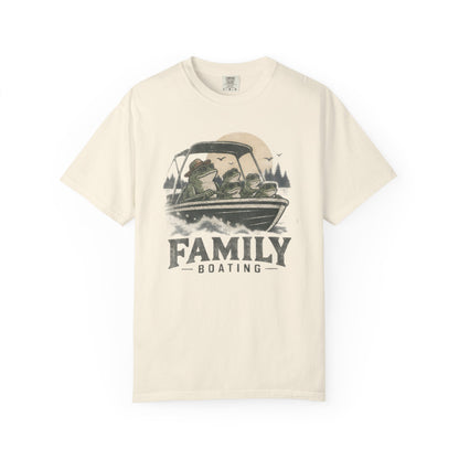 Frog Family Boating T-shirt