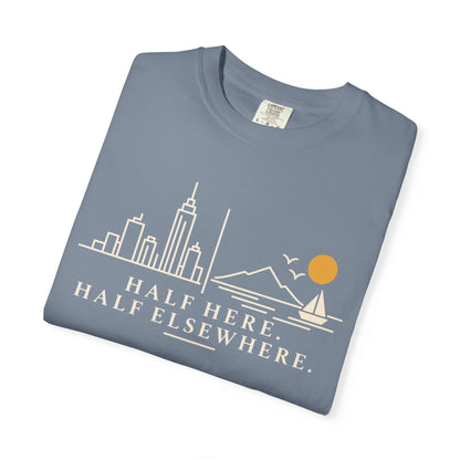 Half Here Half Elsewhere T-shirt