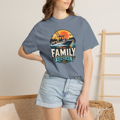 Family Boating Badge T-shirt
