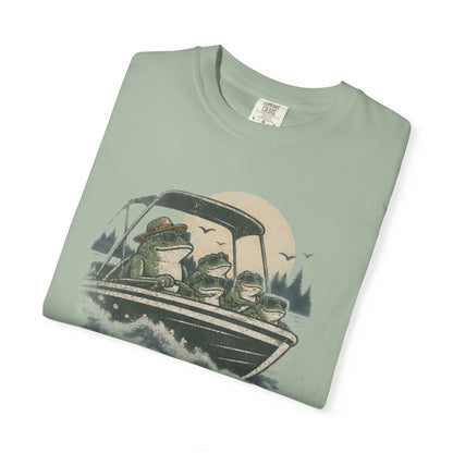 Frog Family Boating T-shirt