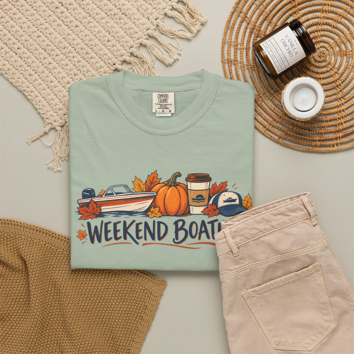 Fall Weekend Boating T-shirt