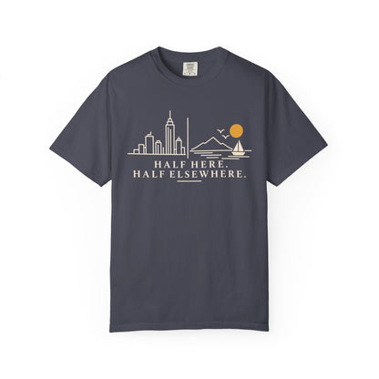 Half Here Half Elsewhere T-shirt