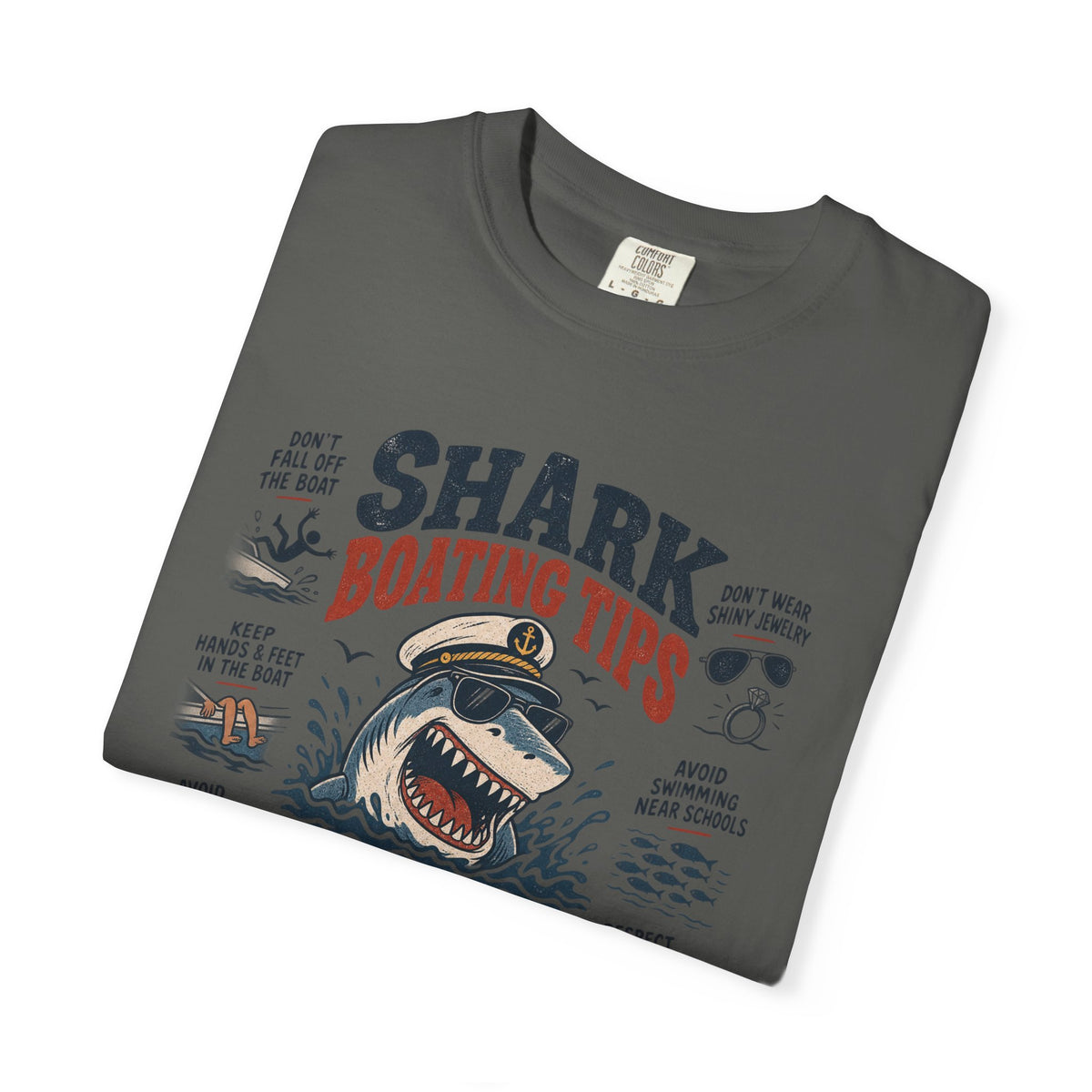 Shark Boating Tips T-shirt