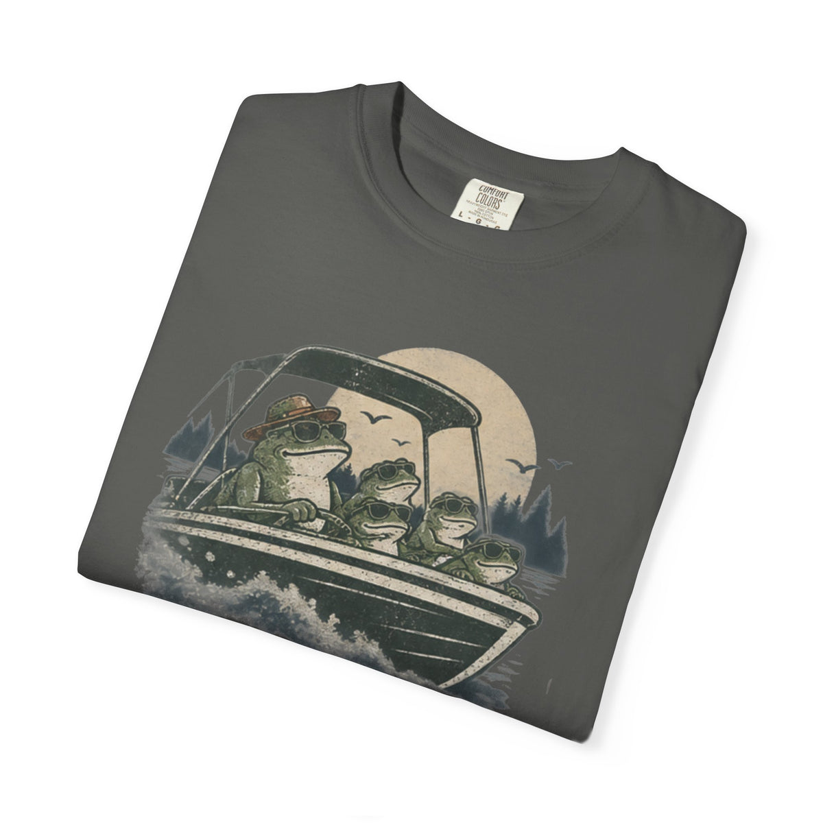 Frog Family Boating T-shirt