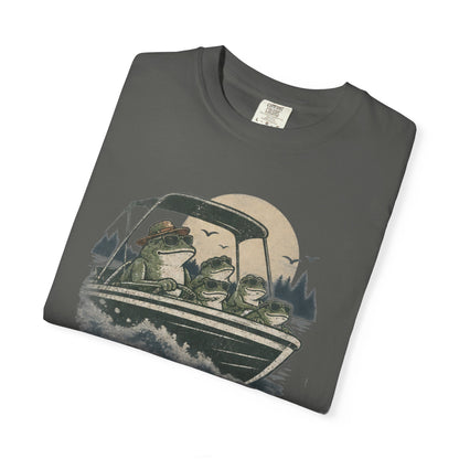 Frog Family Boating T-shirt
