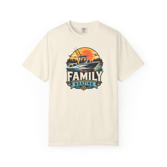 Family Boating Badge T-shirt