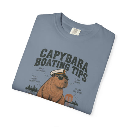 Capybara Boating Tips T-shirt