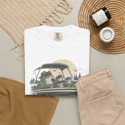 Frog Family Boating T-shirt