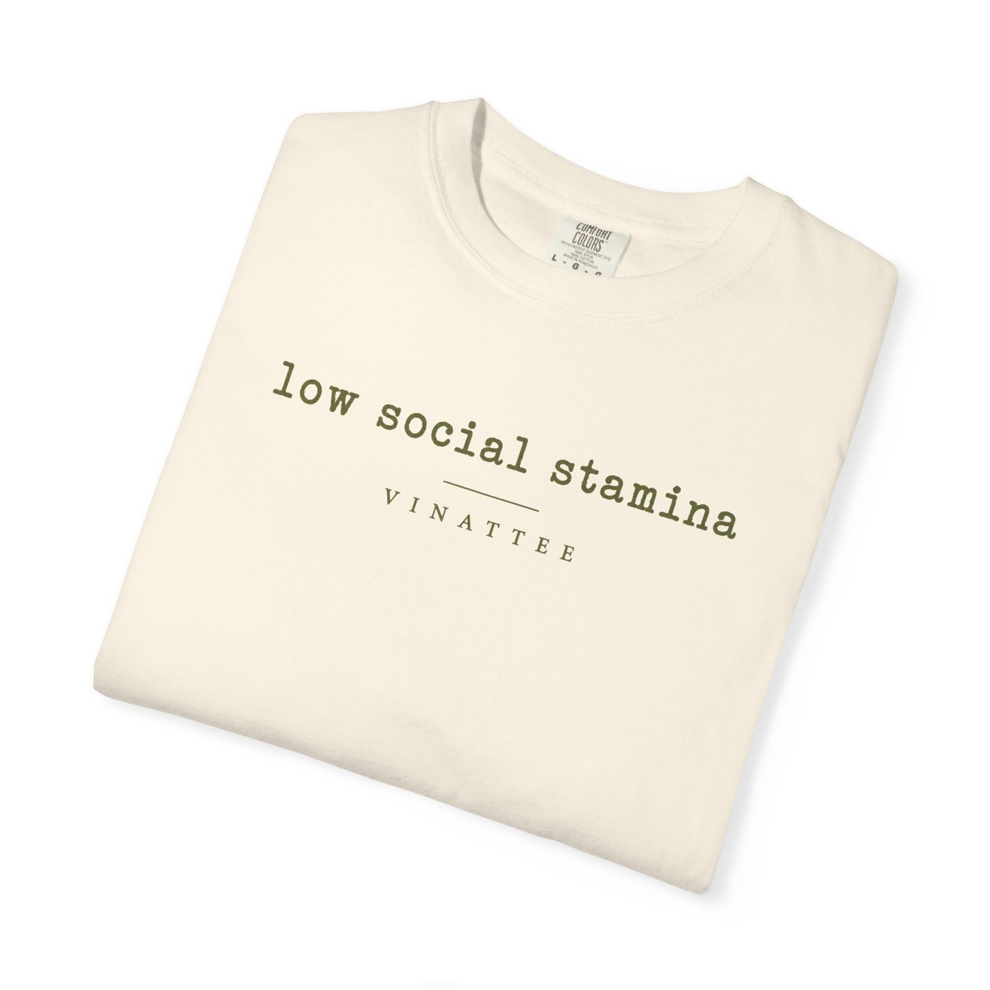 Low Social Stamina T-shirt