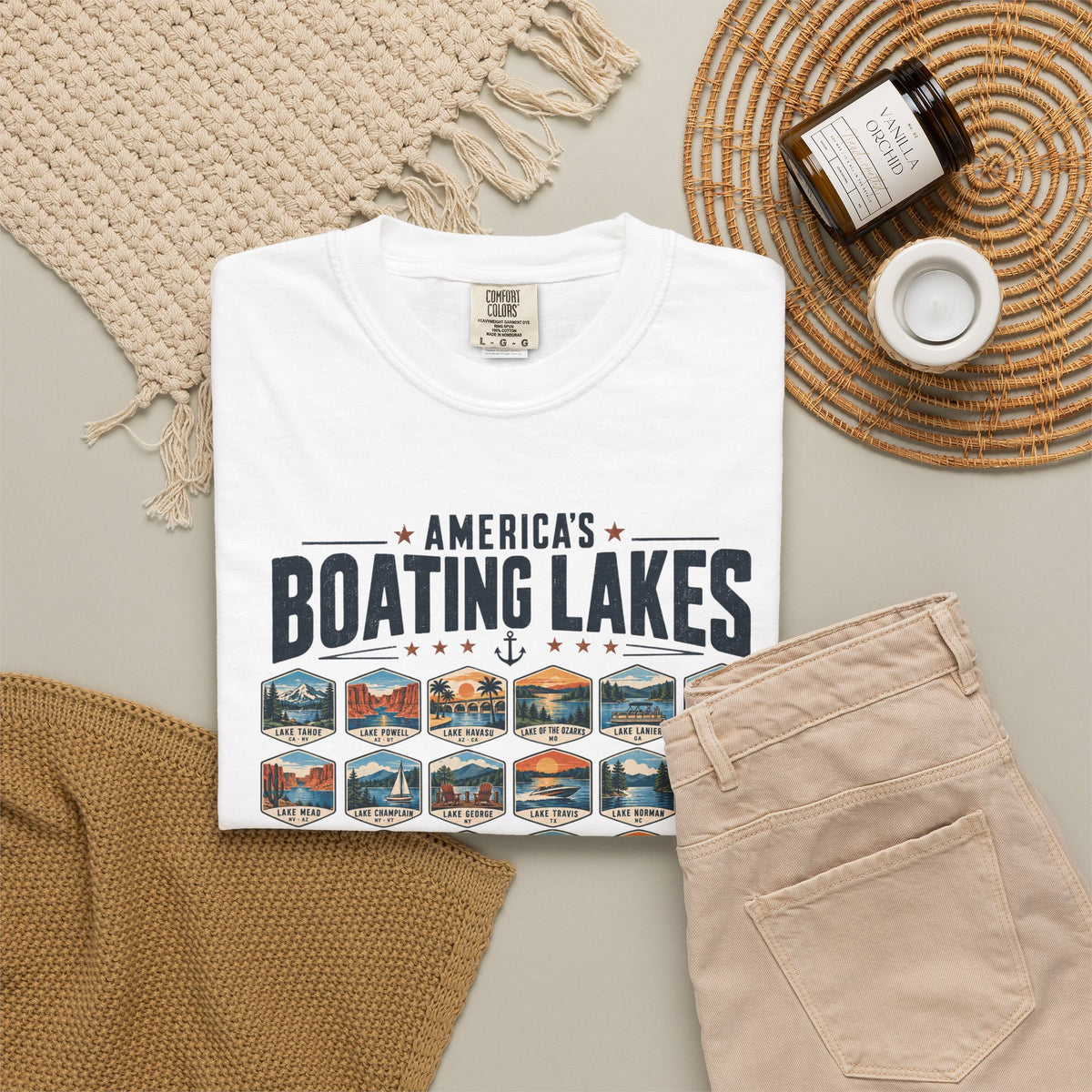Boating Lakes T-shirt