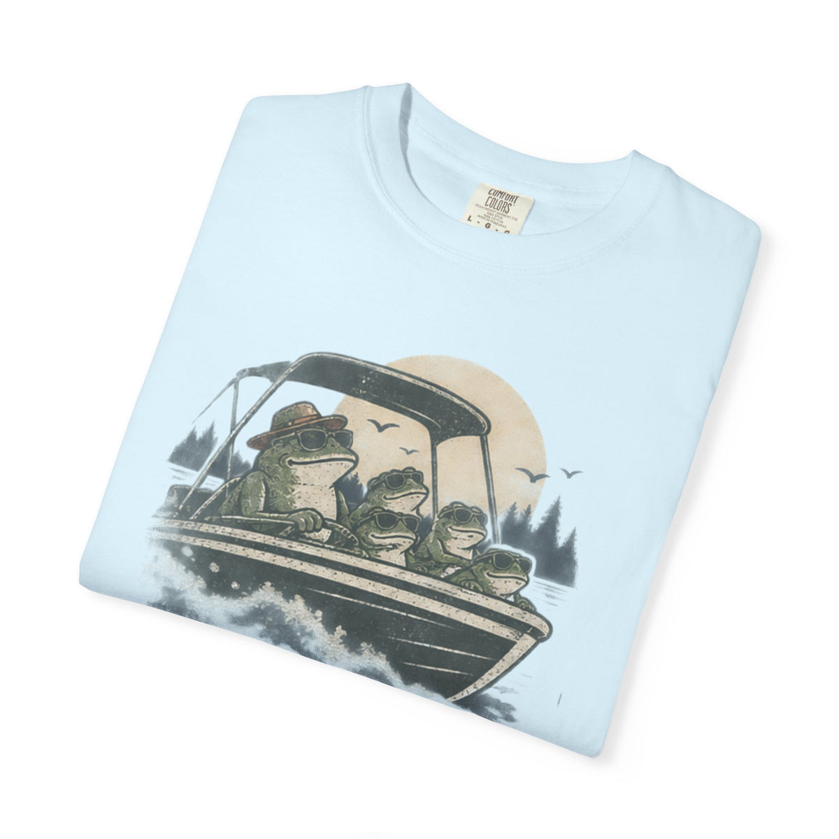 Frog Family Boating T-shirt