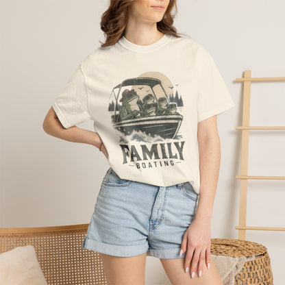 Frog Family Boating T-shirt
