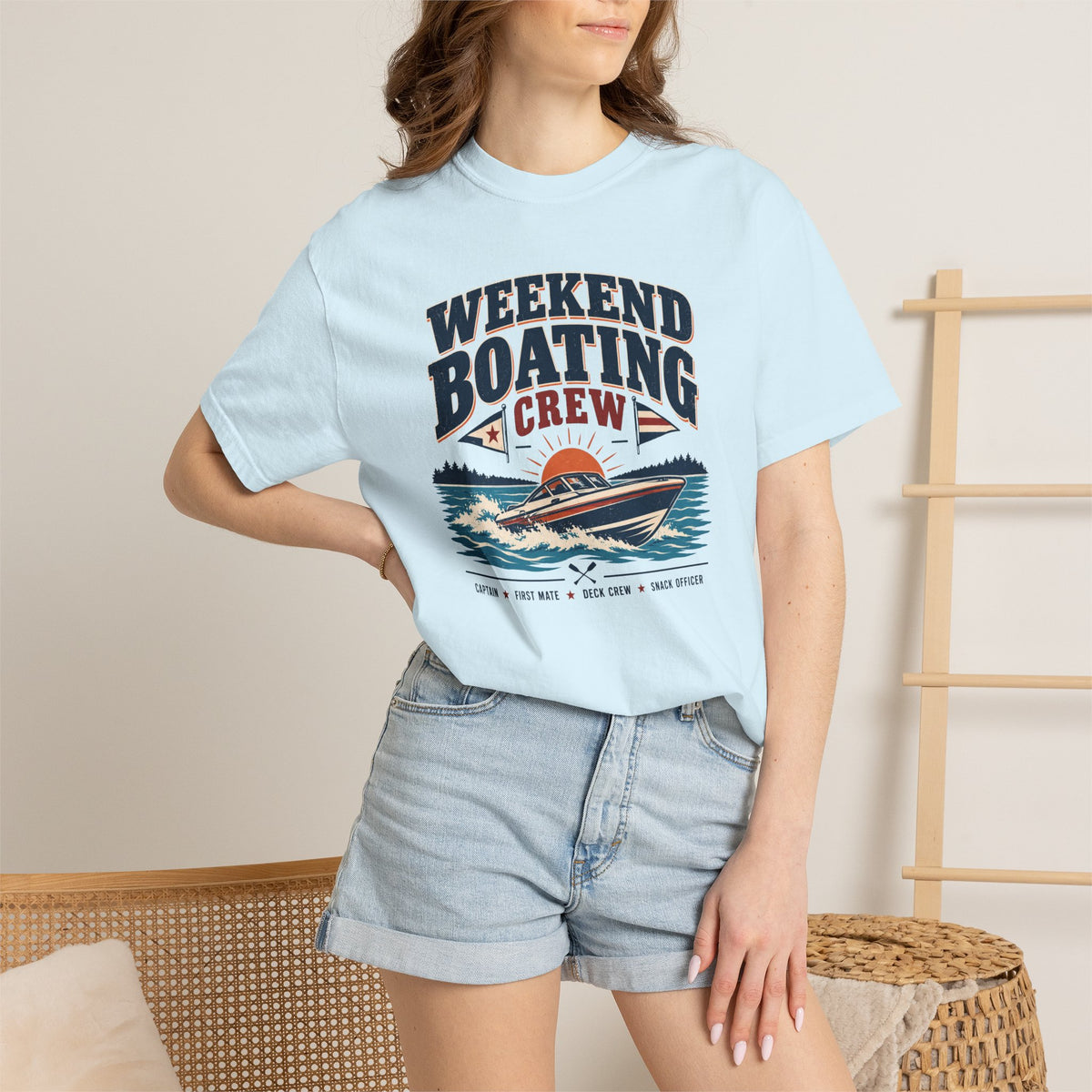 Weekend Boating Crew T-shirt