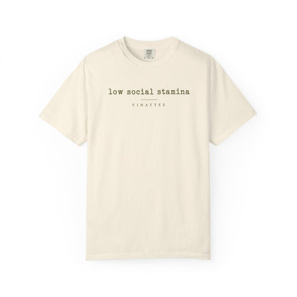 Low Social Stamina T-shirt