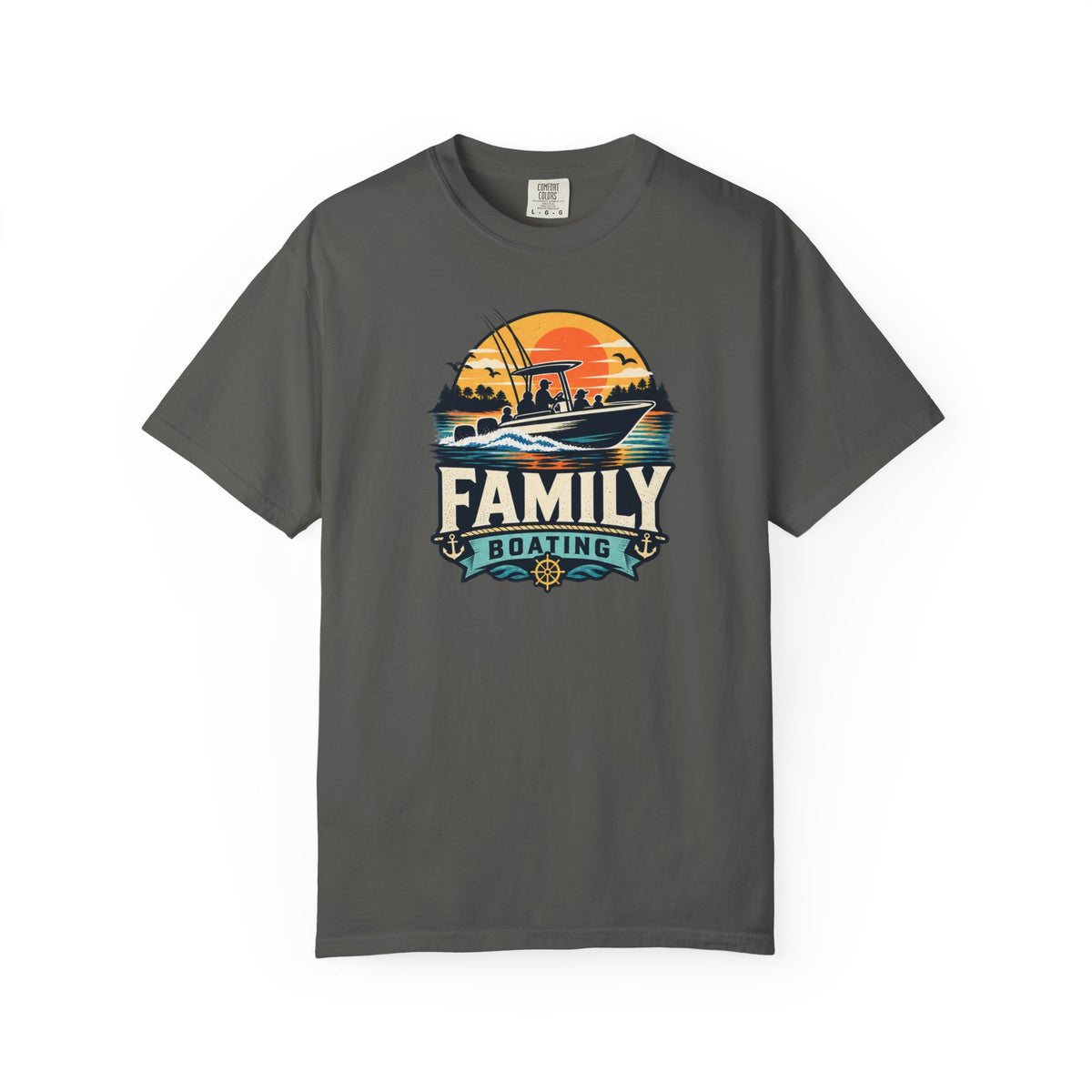 Family Boating Badge T-shirt