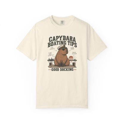 Capybara Boating Tips T-shirt