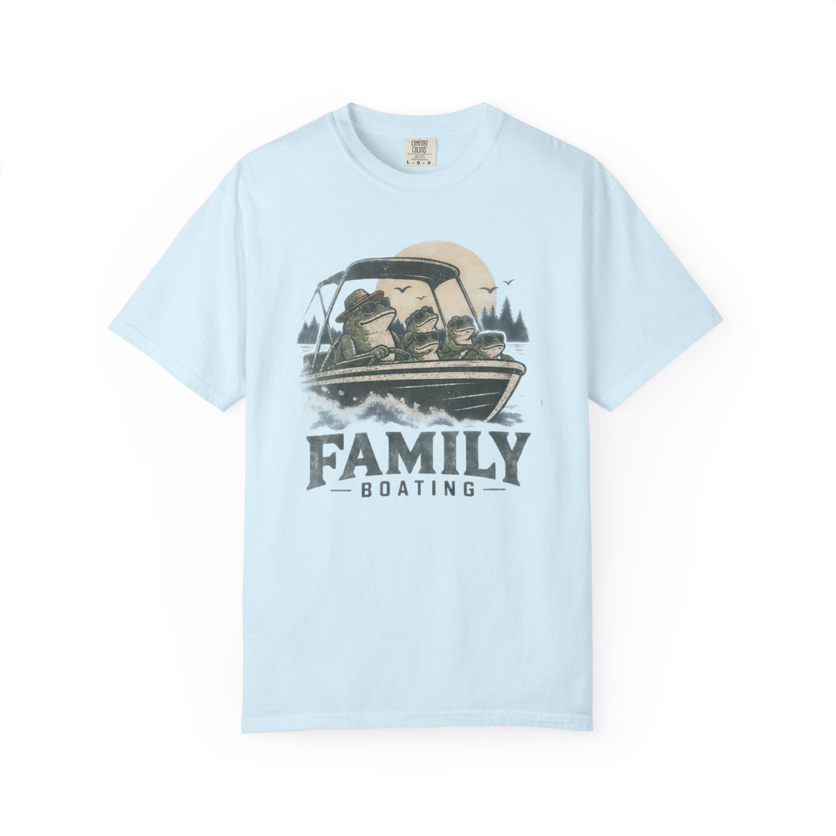 Frog Family Boating T-shirt