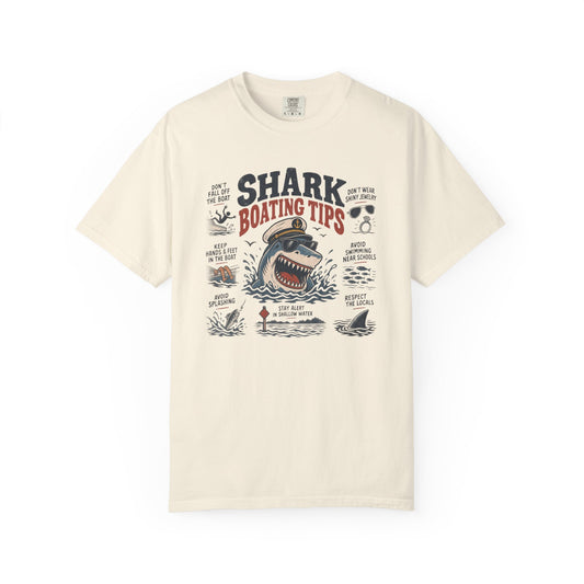 Shark Boating Tips T-shirt