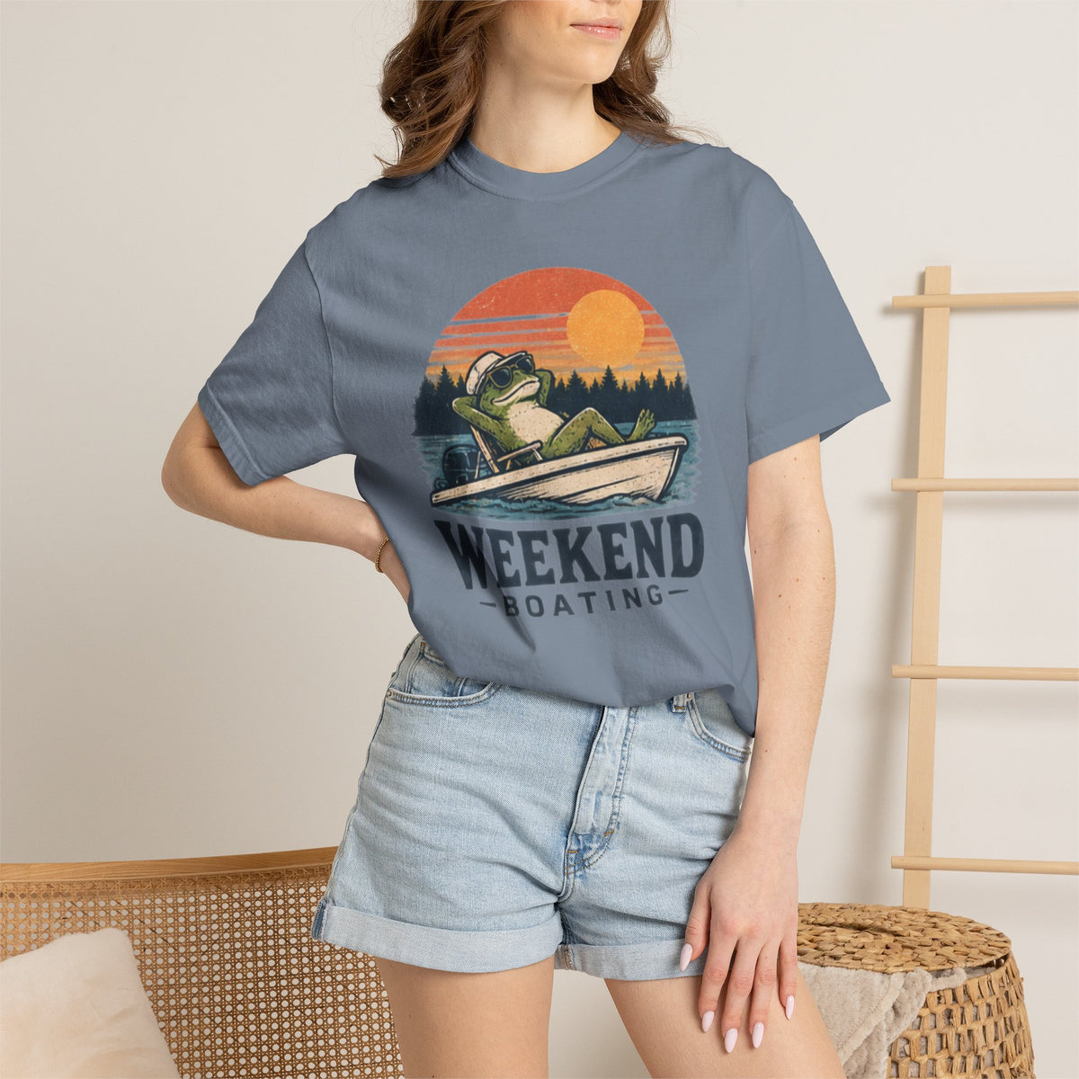 Frog Boating T-shirt