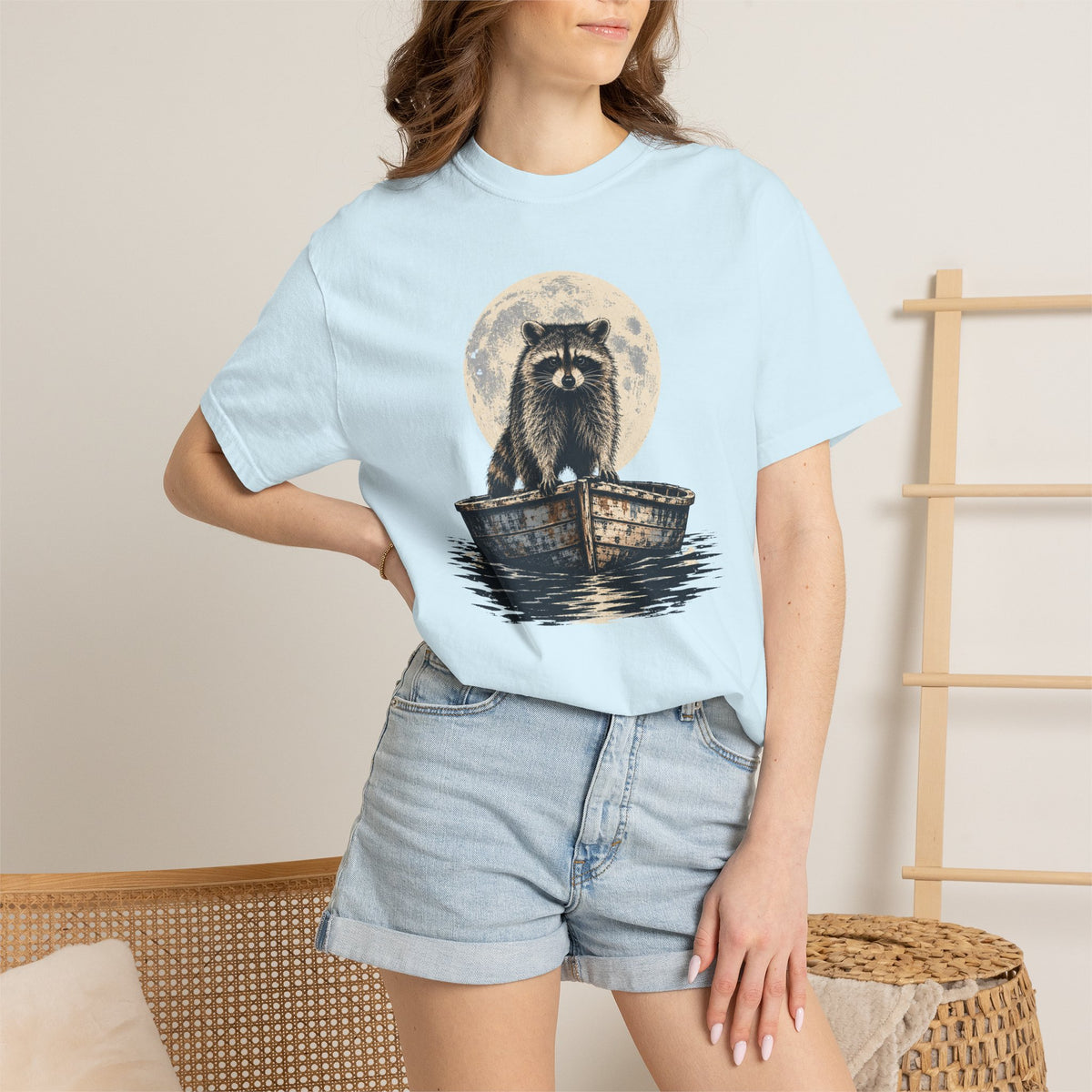 Boating Racoon T-shirt